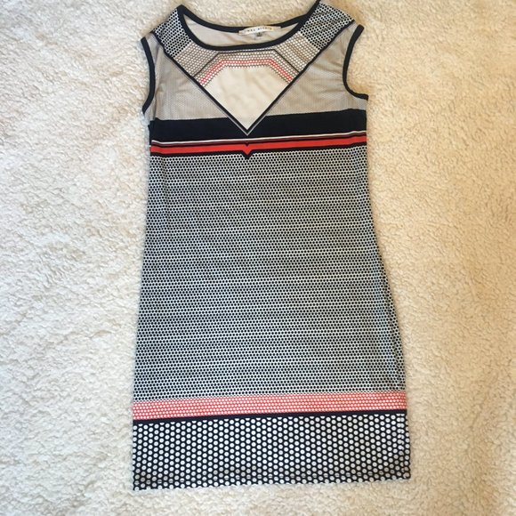 Max Studio Polka Dot Pop Print Dress - Picture 1 of 4